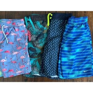 Boys Swim Trunks Lot Size M (8)  EUC